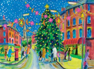 christmas shoppers