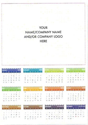Spirals Flat Calendar