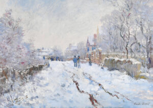 Claude Monet's Snow at Argenteuil (1874-1875)