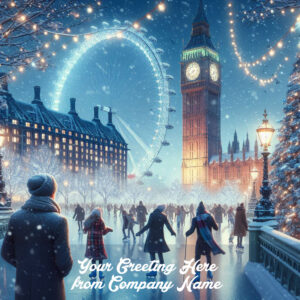 Skating in Westminster Front Personalised