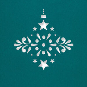 Contemporary Bauble - Riviera Blue