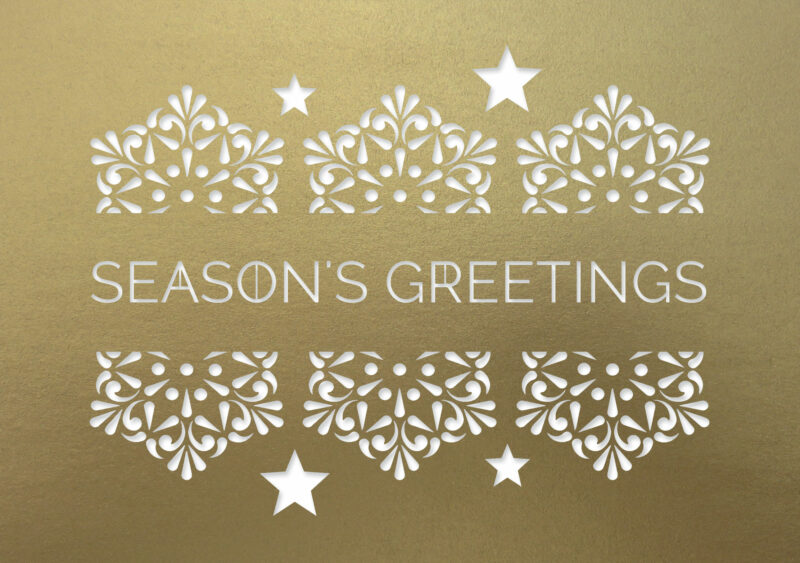 laser greetings fine gold
