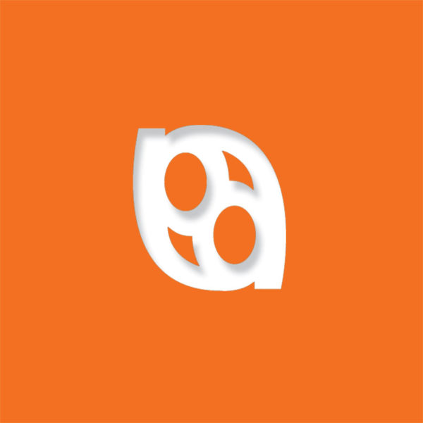 laser logo deep orange
