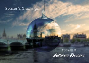 London Christmas Front Personalised