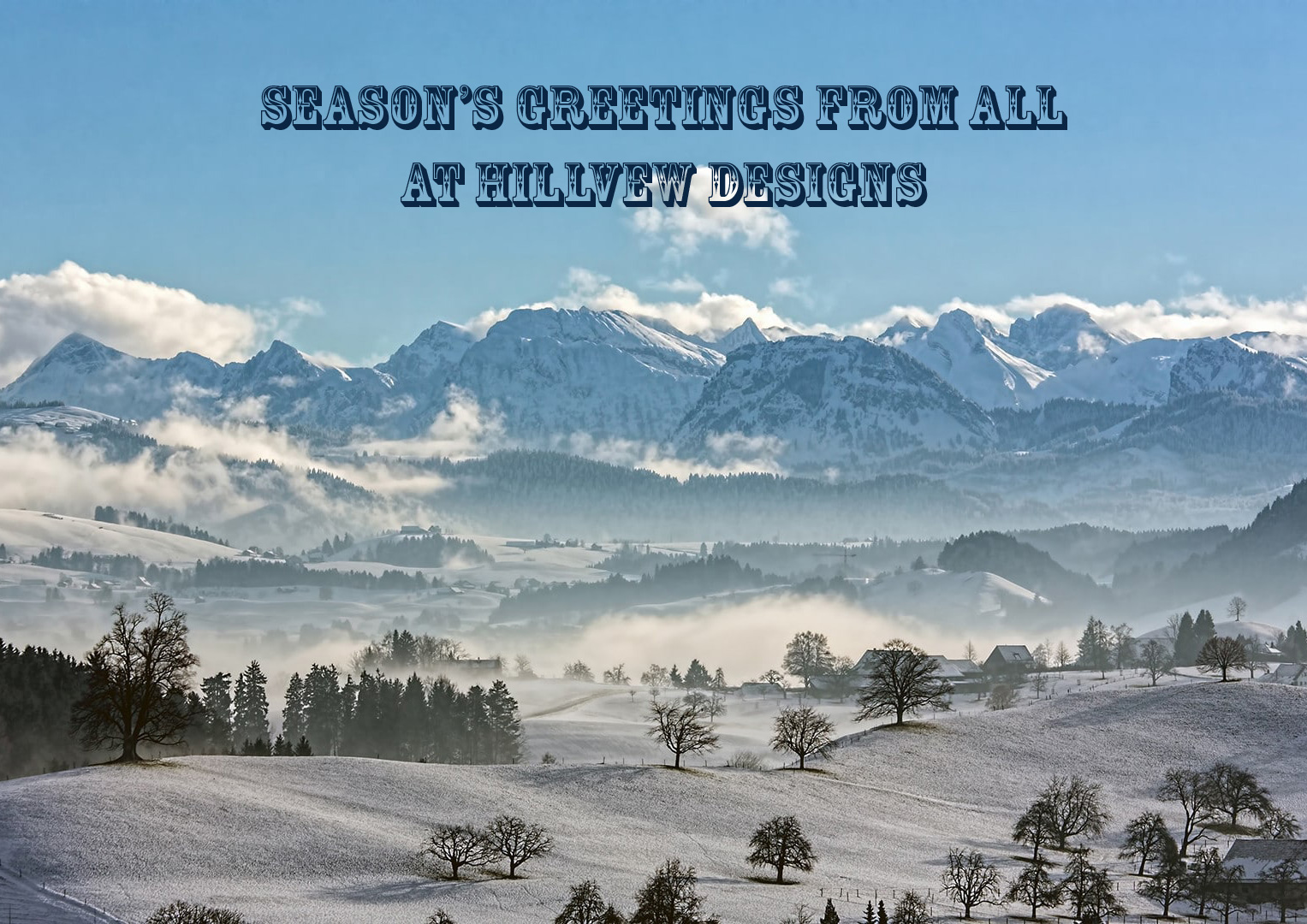Mountain Horizon Front Personalised