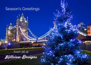 Tower Bridge Illuminations Front Personalised